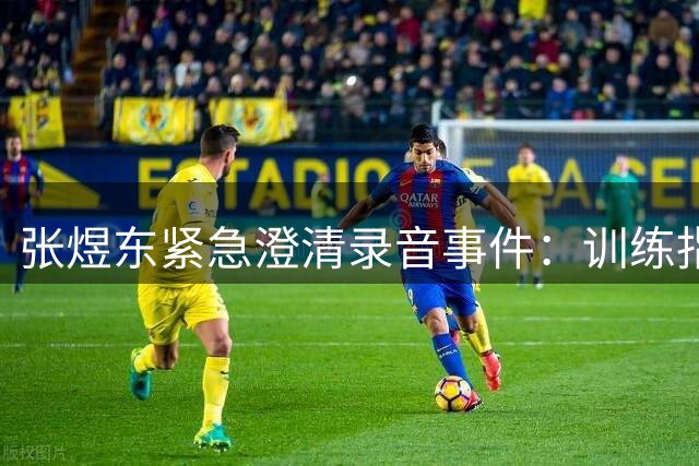 张煜东紧急澄清录音事件：训练指导被曲解 已向警方报案取证